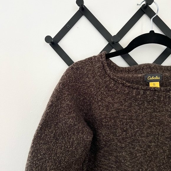Cabela’s Chocolate Brown Knit Sweater - Picture 3 of 4
